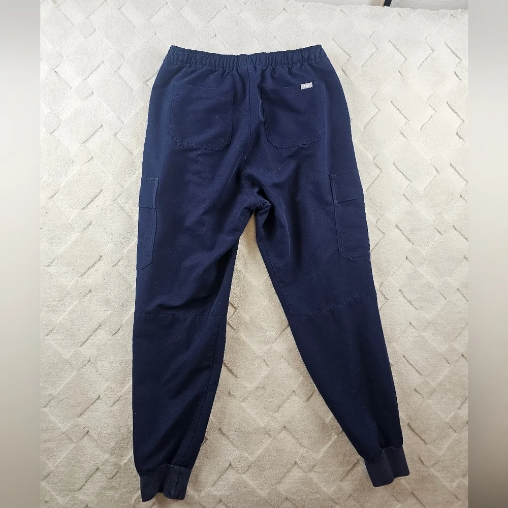 Figs Tansen Jogger Scrub Pants Mens Large Navy Blue Medical Nurse Wear